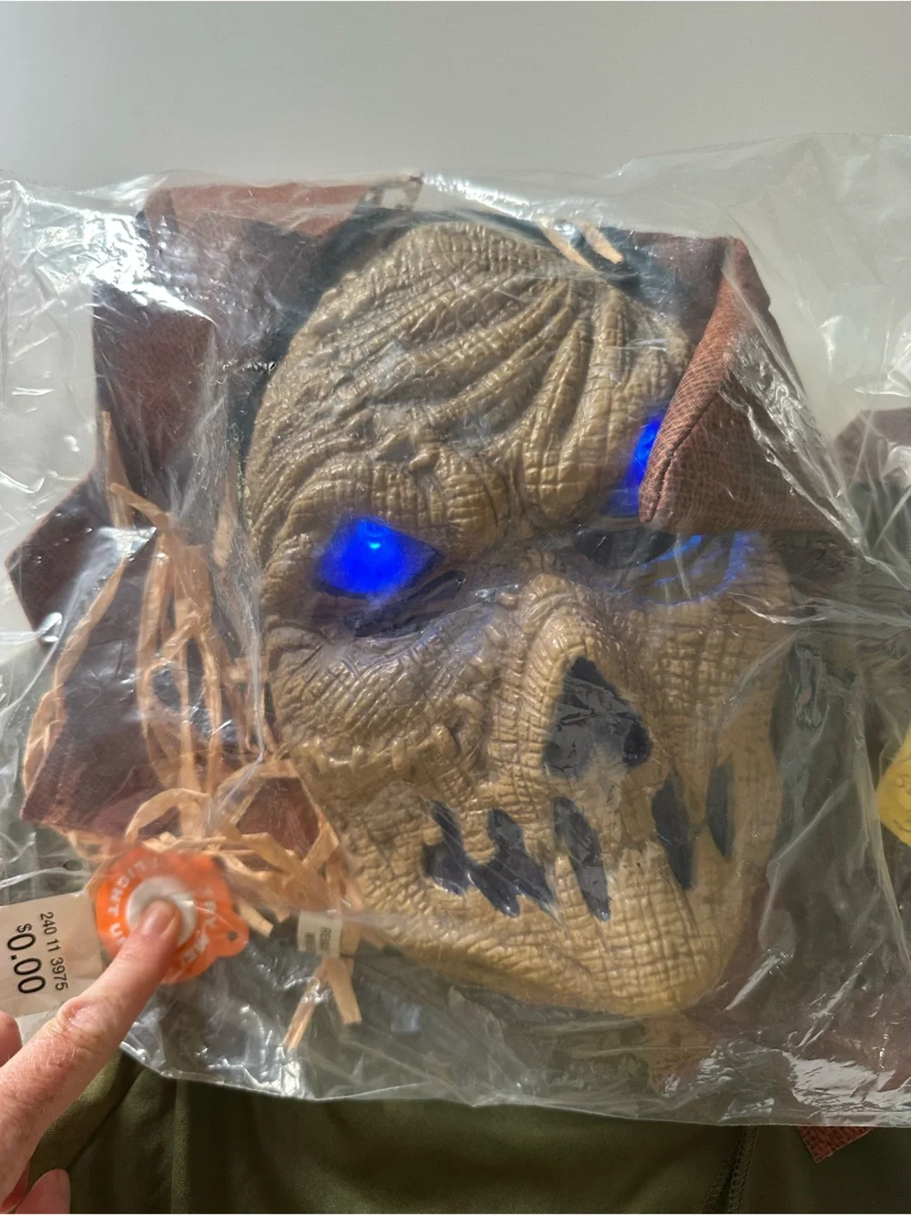 Zombie Scarecrow Boys 8-10 Costume NWT